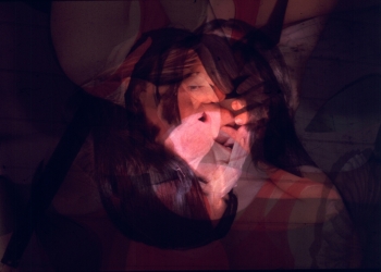 STICKY MESS LOVE_______from INTO THE DARKNESS SERIES / 5 ' 26 " min. video projection / 2015 / still